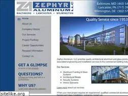 Sites similar to zephyraluminum.com