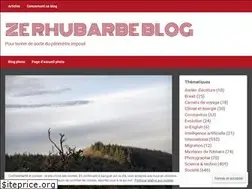 Sites similar to zerhubarbeblog.net