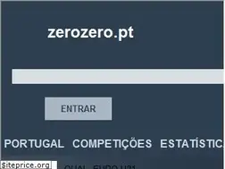Sites similar to zeroazero.pt