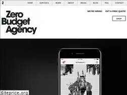 Sites similar to zerobudgetagency.com
