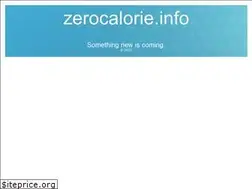 Sites similar to zerocalorie.info