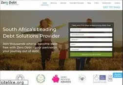 Sites similar to zerodebt.co.za