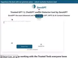 Sites similar to zerogpt.com
