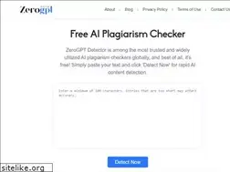 Sites similar to zerogptdetector.com