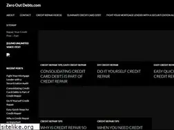 Sites similar to zerooutdebts.com