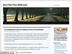 Sites similar to zerooutyourdebt.com
