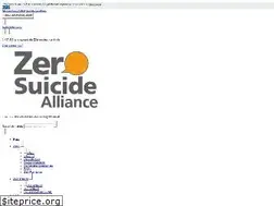 Sites similar to zerosuicidealliance.com