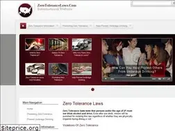 Sites similar to zerotolerancelaws.com