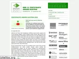 Sites similar to zertifikateaward.at