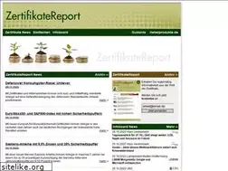 Sites similar to zertifikatereport.de