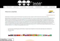 Sites similar to zetatalk.com