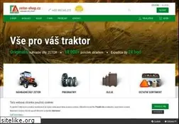 Sites similar to zetor-shop.cz