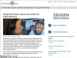 Sites similar to zeugendershoah.de