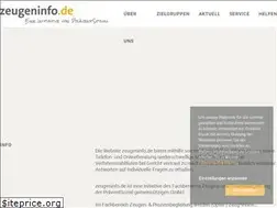 Sites similar to zeugeninfo.de