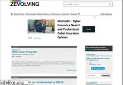 Sites similar to zevolving.com