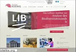 Sites similar to zfmk.de