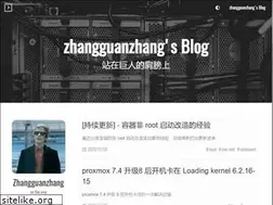 Sites similar to zhangguanzhang.github.io