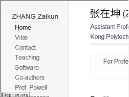 Sites similar to zhangzk.net