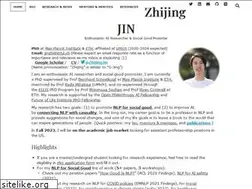 Sites similar to zhijing-jin.com