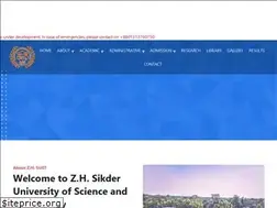 Sites similar to zhsust.edu.bd