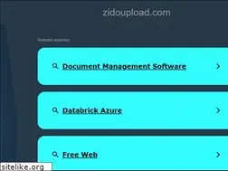 Sites similar to zidoupload.com