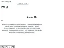 Sites similar to zikrimarquel.dev
