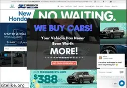 Sites similar to zimbrickhonda.com