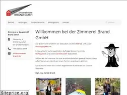 Sites similar to zimmerei-brand.de