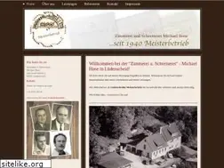 Sites similar to zimmerei-hose.de