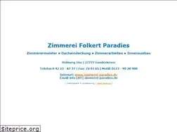 Sites similar to zimmerei-paradies.de