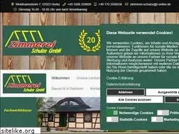 Sites similar to zimmerei-schulze.de