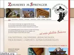 Sites similar to zimmereisprenger.de