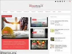 Sites similar to zinaukaip.lt