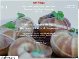 Sites similar to zincbistro.com