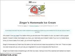 Sites similar to zingersicecream.com