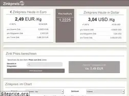 Sites similar to zinkpreis.eu