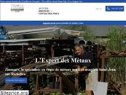 Sites similar to zinmanmetaux.com