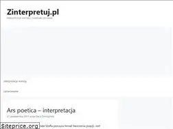 Sites similar to zinterpretuj.pl
