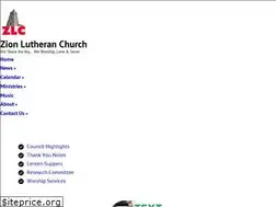 Sites similar to zion-lutheran.com