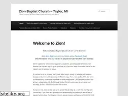 Sites similar to zionbaptistchurchtaylor.com