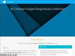 Sites similar to zionlyrics.com