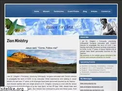 Sites similar to zionmission.com