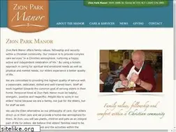 Sites similar to zionparkmanor.com