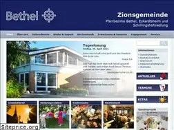 Sites similar to zionsgemeinde-bethel.de