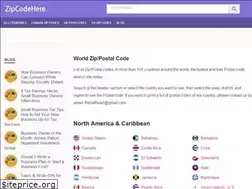 Sites similar to zipcodehere.com