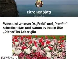 Sites similar to zitronenblatt.net