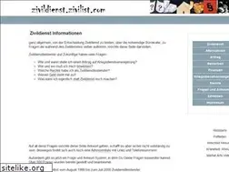 Sites similar to zivildienst.zivilist.com