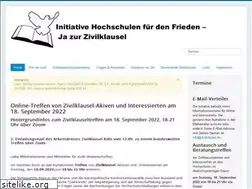 Sites similar to zivilklausel.de