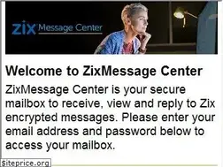 Sites similar to zixmessagecenter.com