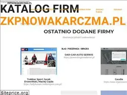 Sites similar to zkpnowakarczma.pl